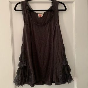 Anthro cotton and lace